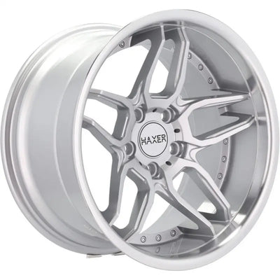 Alu kola HAXER SSA01 10x18 5x120 ET15 74.1 Silver & Polished Lip | Wheelsup.cz