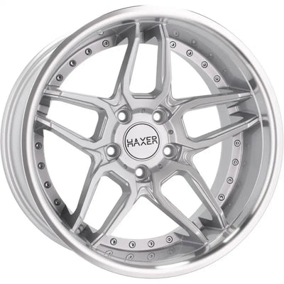 Alu kola HAXER SSA01 10x18 5x120 ET15 74.1 Silver & Polished Lip | Wheelsup.cz