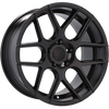Alu kola HAXER SSA03 10x18 5x120 ET15 74.1 Black Half Matt