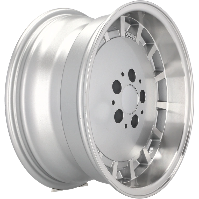 Alu kola pro Mercedes SW355 8x16 5x112 ET11 66.6 Silver & Polished Lip | Wheelsup.cz