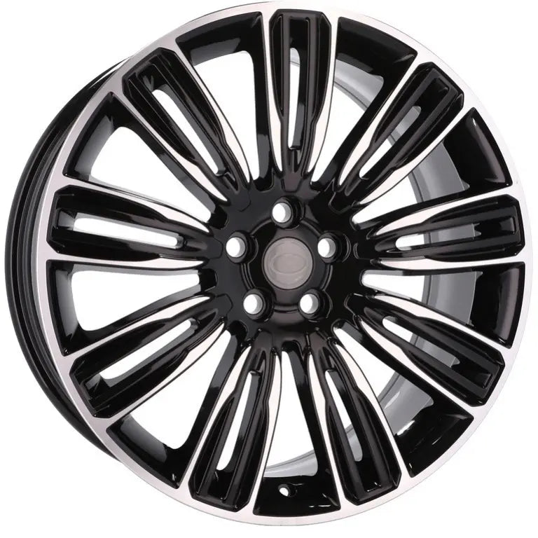 Alu kola pro Land Rover XE136 9.5x22 5x108 ET45 63.4 Black Polished | Wheelsup.cz