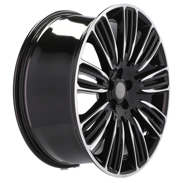Alu kola pro Land Rover XE136 9.5x22 5x120 ET45 72.6 Black Polished | Wheelsup.cz