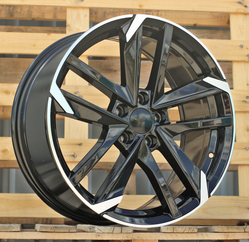 Alu kola pro Peugeot XE170 7.5x17 5x108 ET44 65.1 černá