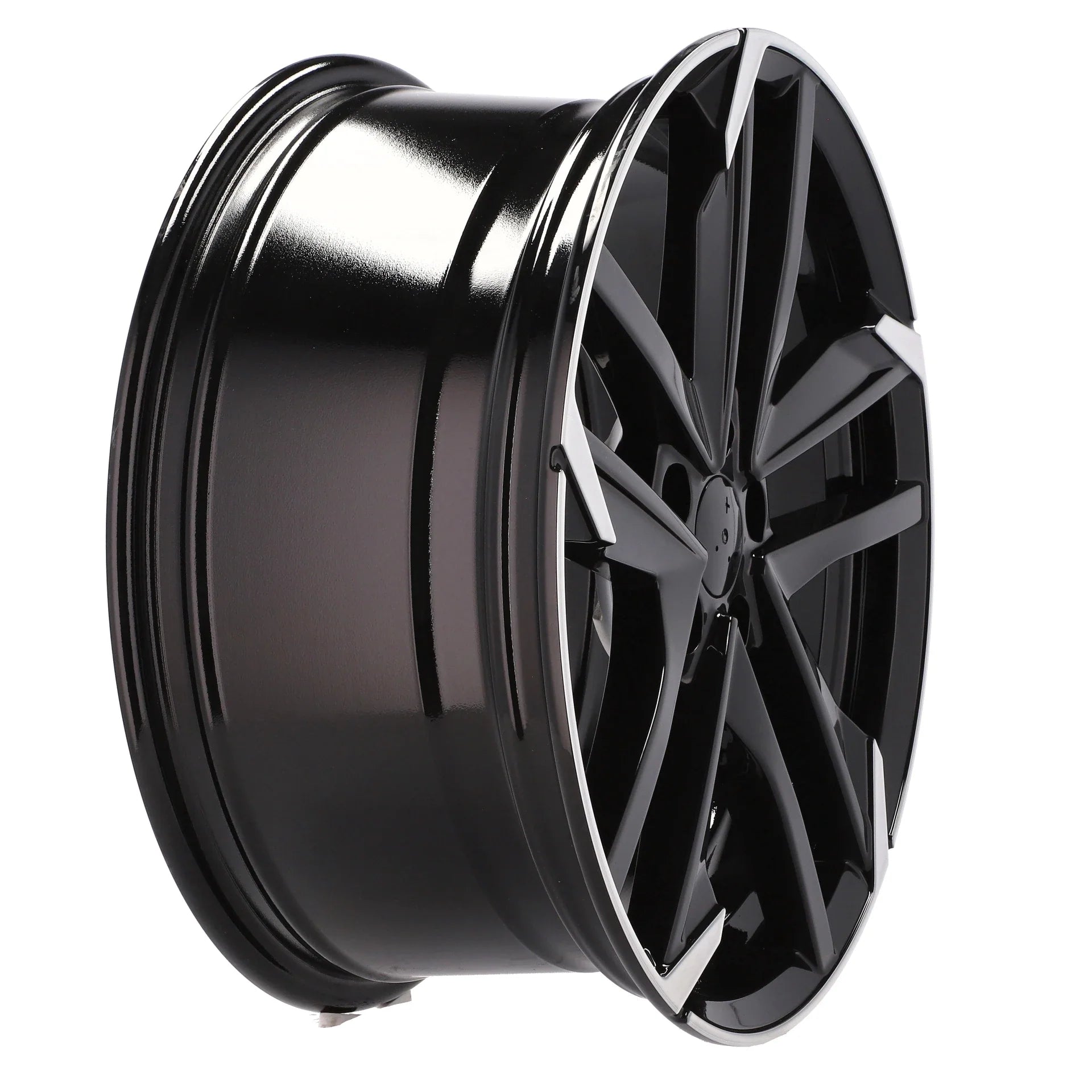 Alu kola pro Peugeot XE170 7x16 4x108 ET25 65.1 Black Polished Half Matt | Wheelsup.cz
