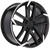 Alu kola pro Peugeot XE170 7.5x17 5x108 ET44 65.1 Black Polished