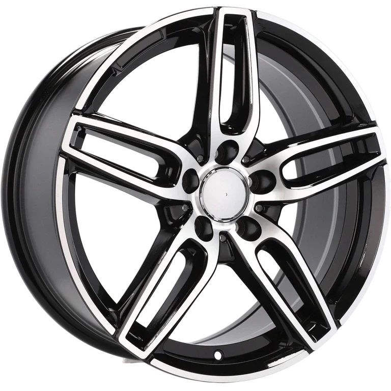 Alu kola pro Mercedes XE225 8.5x19 5x112 ET43 Black Polished | Wheelsup.cz