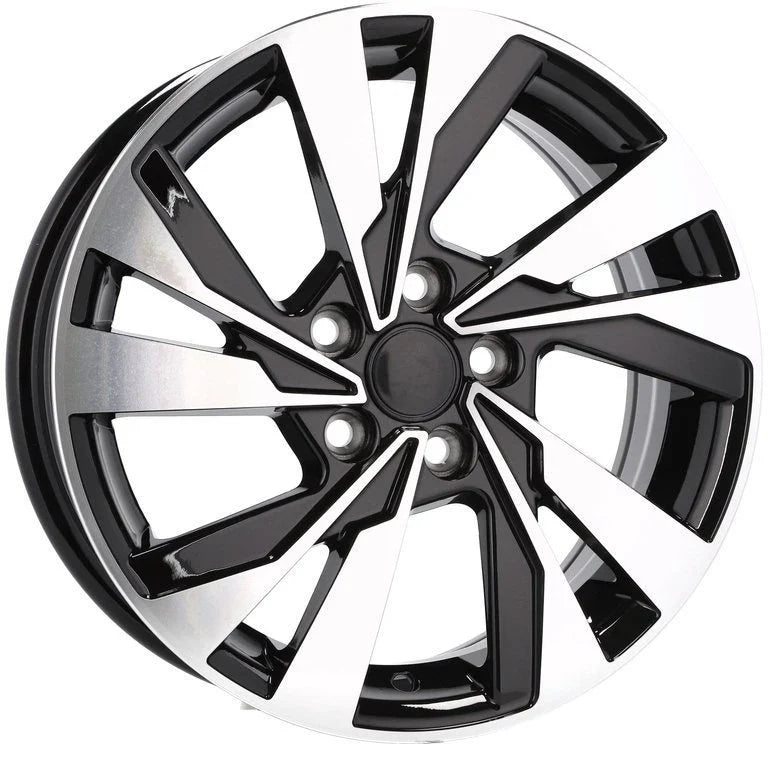 Alu kola pro Volkswagen XE277 6x15 5x100 ET40 57.1 Black Polished | Wheelsup.cz