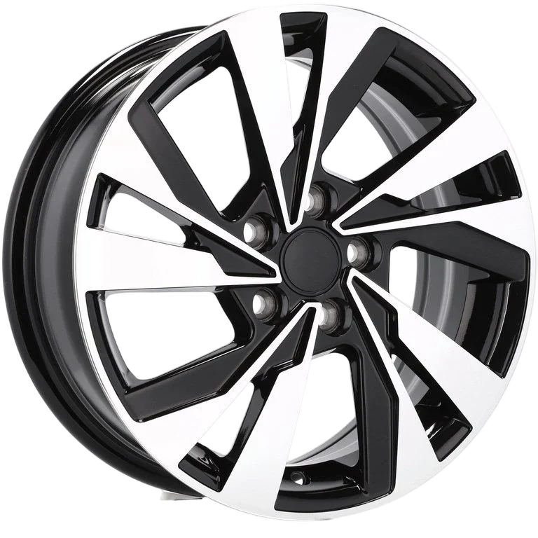 Alu kola pro Volkswagen XE277 6x15 5x100 ET40 57.1 Black Polished | Wheelsup.cz