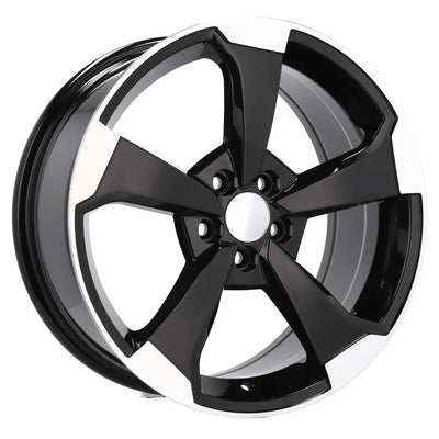 Alu kola pro Audi XE351 8x18 5x112 ET35 66.6 Black Polished | Wheelsup.cz