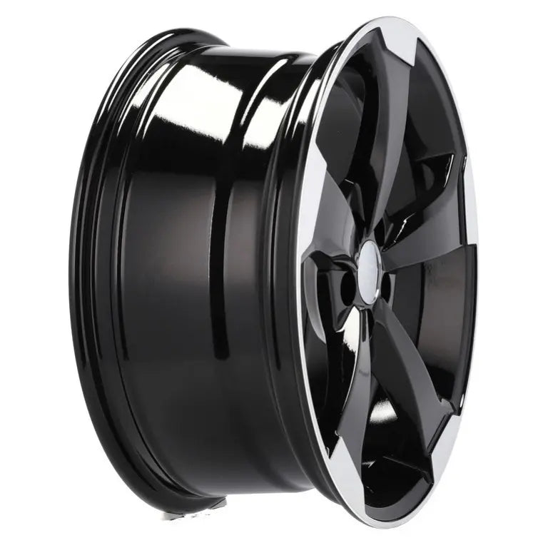 Alu kola pro Audi XE351 8x18 5x112 ET35 66.6 Black Polished | Wheelsup.cz
