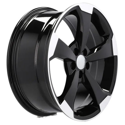 Alu kola pro Audi XE351 8x18 5x112 ET35 66.6 Black Polished | Wheelsup.cz
