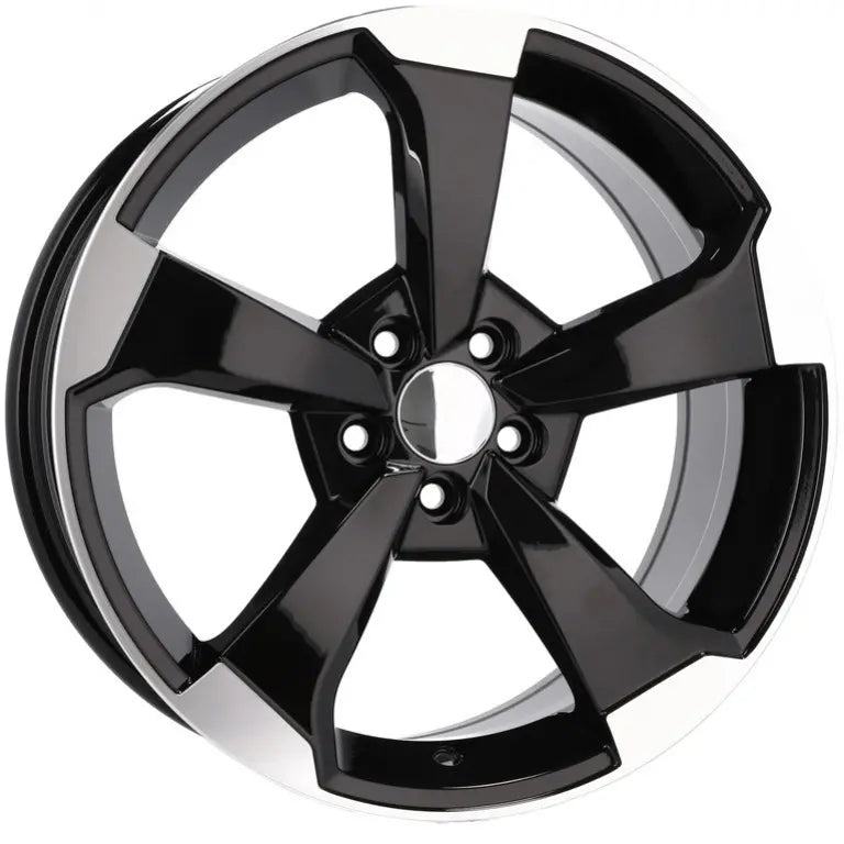Alu kola pro Audi XE351 8x18 5x112 ET40 66.6 Black Polished | Wheelsup.cz