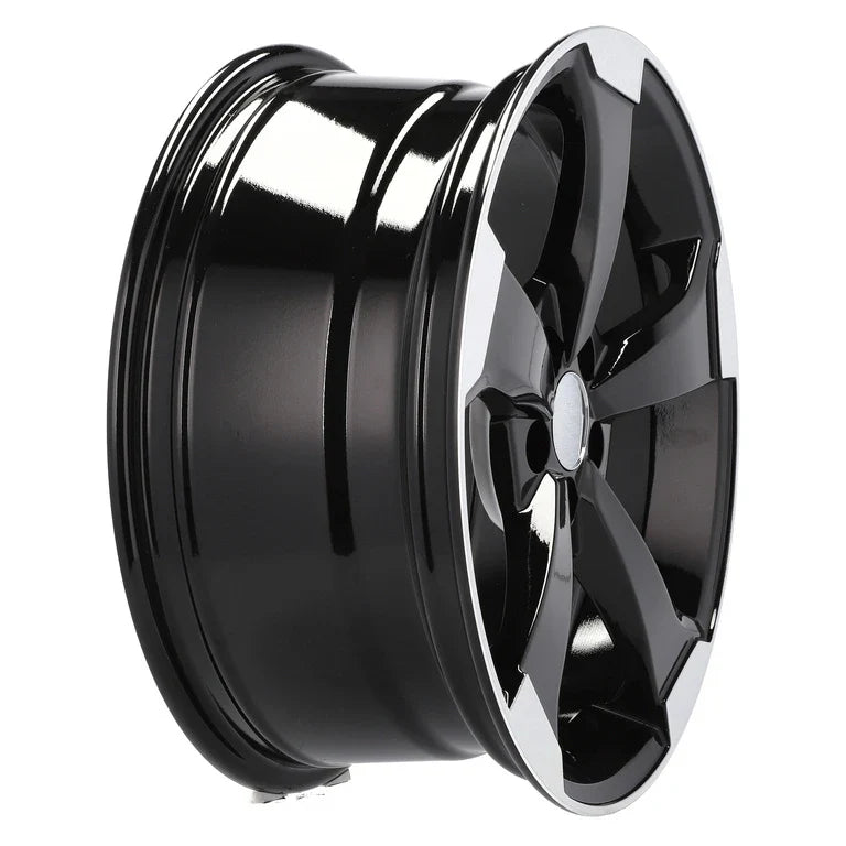 Alu kola pro Audi XE351 8x18 5x112 ET45 66.6 Black Polished | Wheelsup.cz