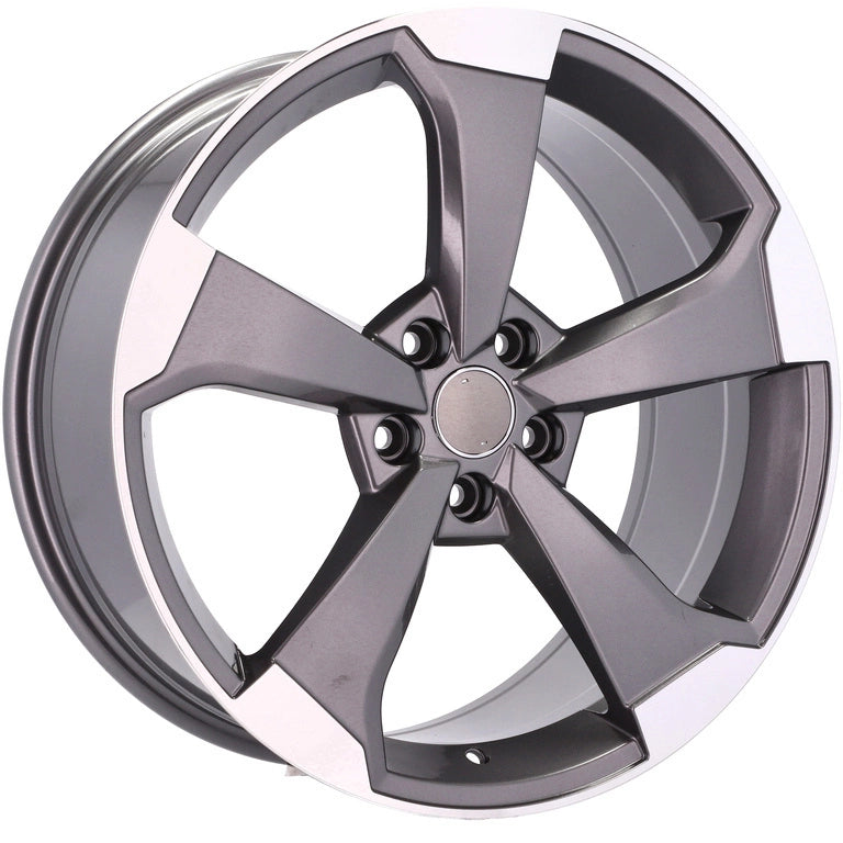 Alu kola pro Audi XE351 9x20 5x112 ET34 66.6 Grey Polished Half Matt | Wheelsup.cz