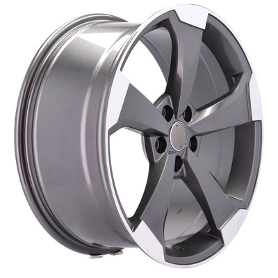 Alu kola pro Audi XE351 9x20 5x112 ET34 66.6 Grey Polished Half Matt | Wheelsup.cz