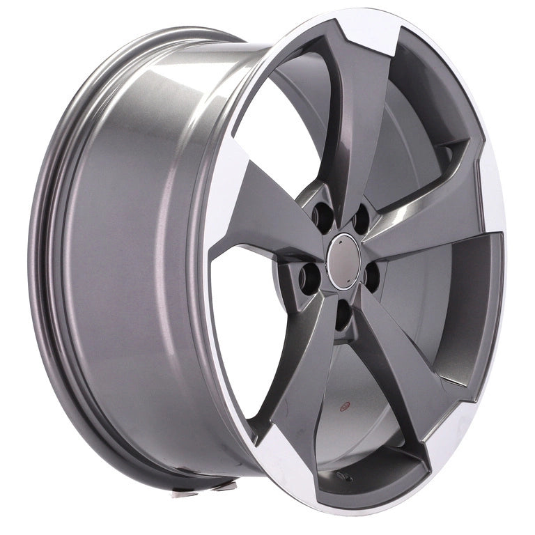 Alu kola pro Audi XE351 8x18 5x112 ET45 66.6 Grey Polished Half Matt | Wheelsup.cz