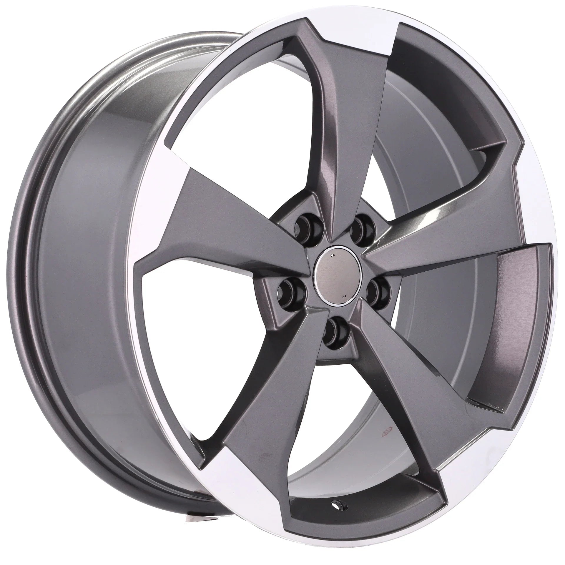 Alu kola pro Audi XE351 8x18 5x112 ET45 66.6 Grey Polished Half Matt | Wheelsup.cz