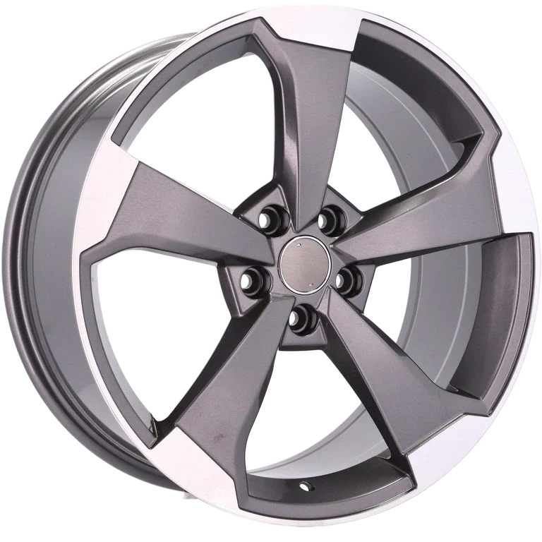 Alu kola pro Audi XE351 8.5x19 5x112 ET32 66.6 Grey Polished | Wheelsup.cz