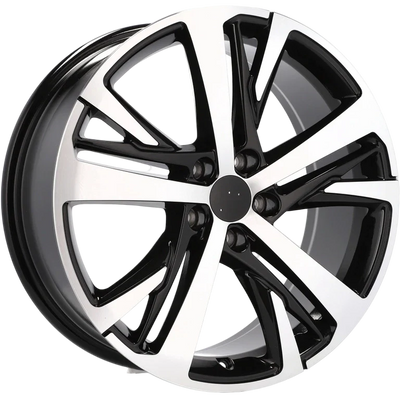Alu kola pro Peugeot XE390 7.5x18 5x108 ET42 65.1 Black Polished | Wheelsup.cz