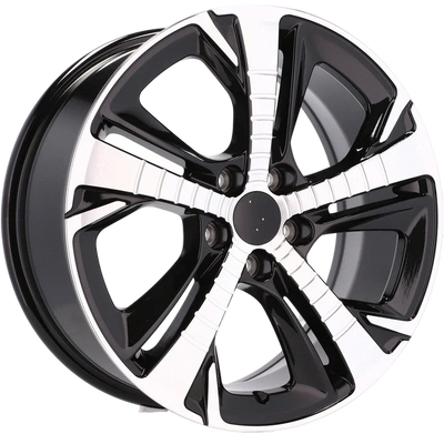 Alu kola pro Peugeot XE410 7.5x17 5x108 ET44 65.1 Black Polished | Wheelsup.cz