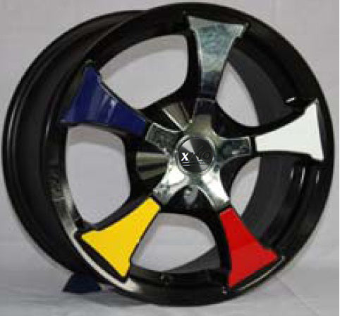 Alu kola Racing Line XF390 6.5x15 4x100 ET35 Black