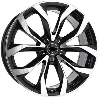 Alu kola pro Audi XF562 7.5x17 5x112 ET40 66.6 Black Polished | Wheelsup.cz