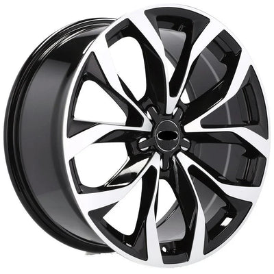 Alu kola pro Audi XF562 7.5x17 5x112 ET40 66.6 Black Polished | Wheelsup.cz