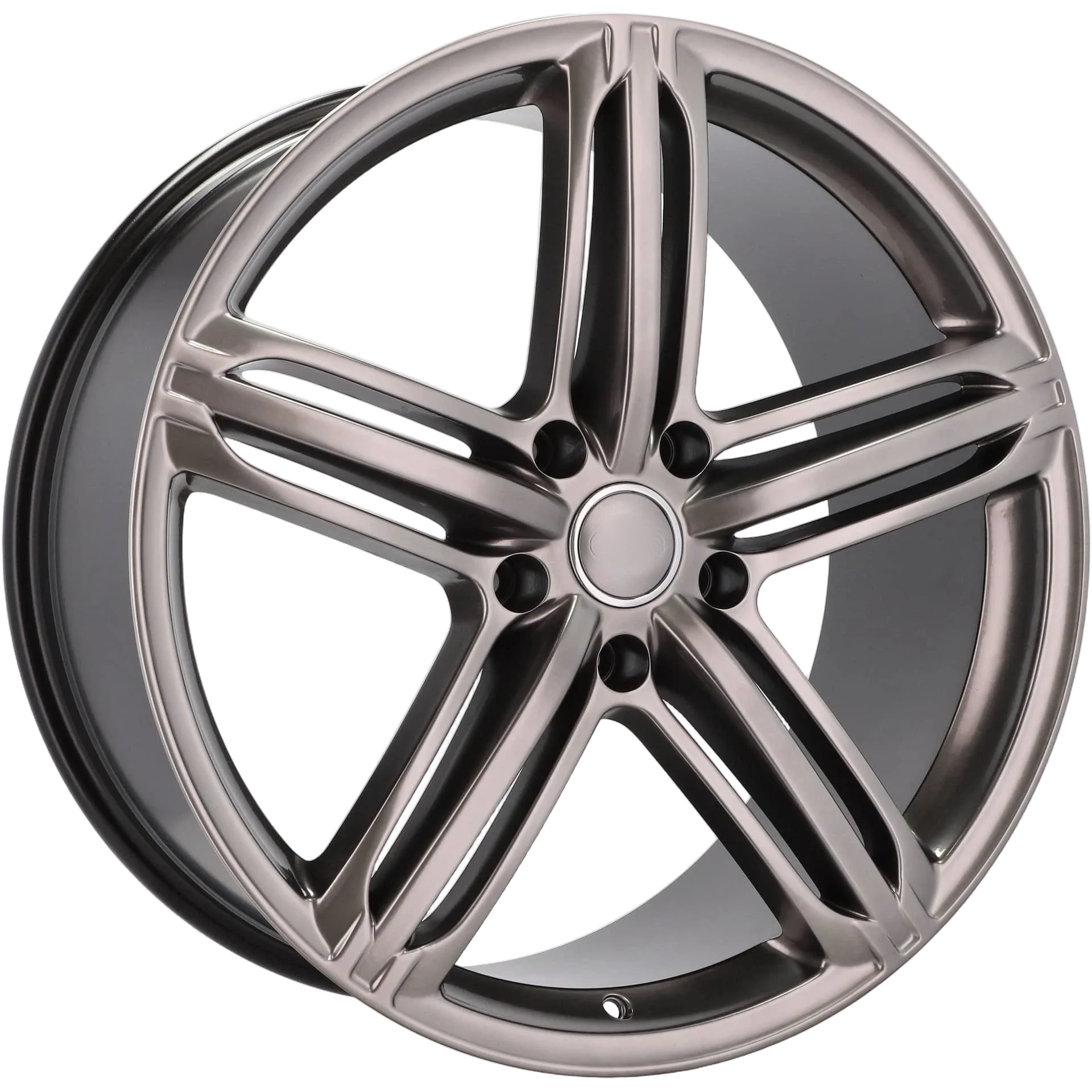 Alu kola pro Audi XF657 9.5x21 5x130 ET50 Hyper Black | Wheelsup.cz