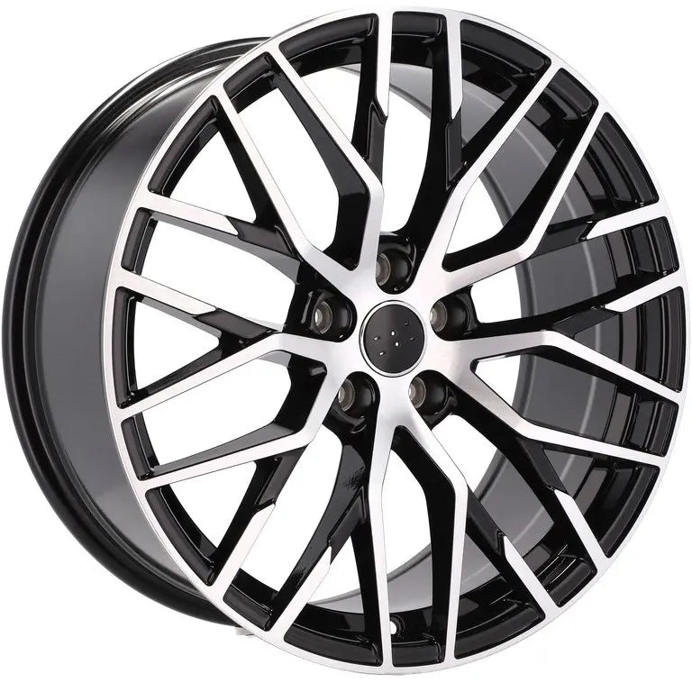 Alu kola pro Audi XFE30 8x18 5x112 ET35 66.6 Black Polished | Wheelsup.cz