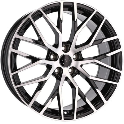 Alu kola pro Audi XFE30 8x18 5x112 ET35 66.6 Black Polished | Wheelsup.cz