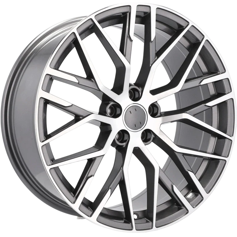 Alu kola pro Audi XFE30 8.5x19 5x112 ET39 66.6 Grey Polished | Wheelsup.cz
