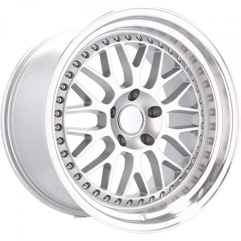 Alu kola pro BMW XFE55 9.5x19 5x120 ET22 74.1 Silver & Polished Lip
