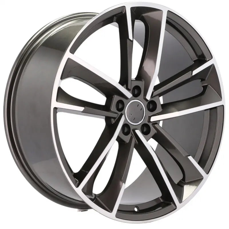 Alu kola pro Audi XFE81 8.5x19 5x112 ET27 66.6 Grey Polished | Wheelsup.cz
