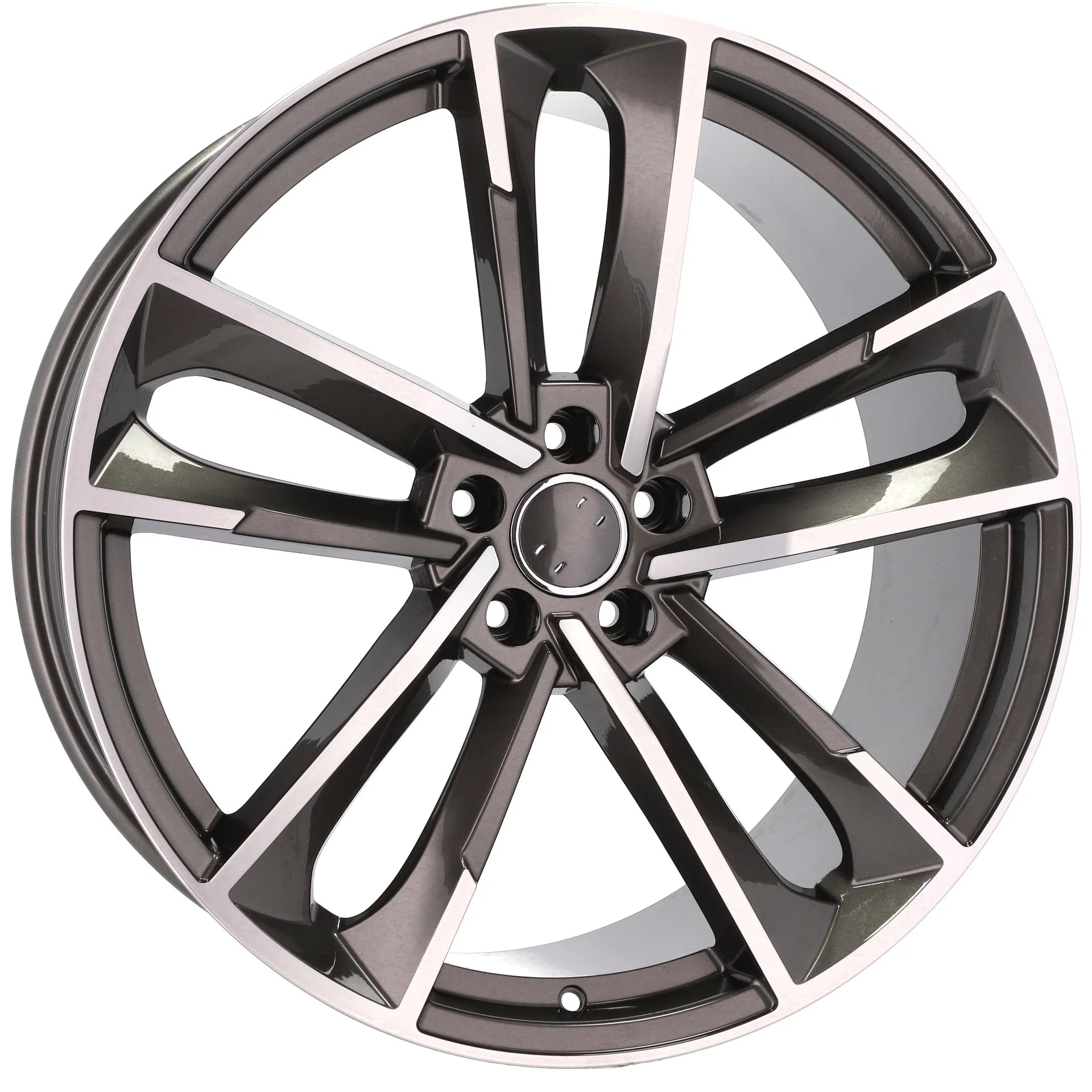 Alu kola pro Audi XFE81 9x21 5x112 ET33 66.6 Grey Polished | Wheelsup.cz