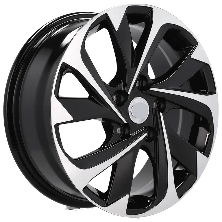 Alu kola pro Toyota XFE89 7x17 5x114.3 ET50 60.1 Black Polished | Wheelsup.cz