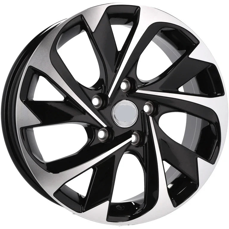 Alu kola pro Toyota XFE89 7x17 5x114.3 ET50 60.1 Black Polished | Wheelsup.cz