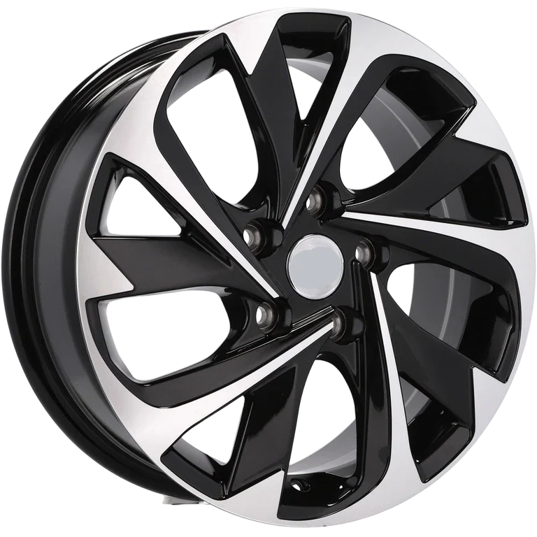 Alu kola pro Toyota XFE89 6.5x16 5x114.3 ET40 60.1 Black Polished | Wheelsup.cz