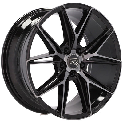 Alu kola HAXER Y0036 8x18 5x114.3 ET40 73.1 Black & Tinted Face | Wheelsup.cz