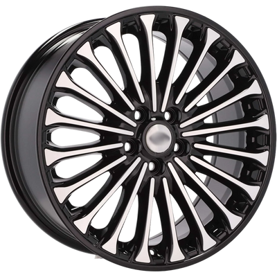 Alu kola pro Ford Y0056 7x17 5x108 ET50 63.4 Black Polished | Wheelsup.cz