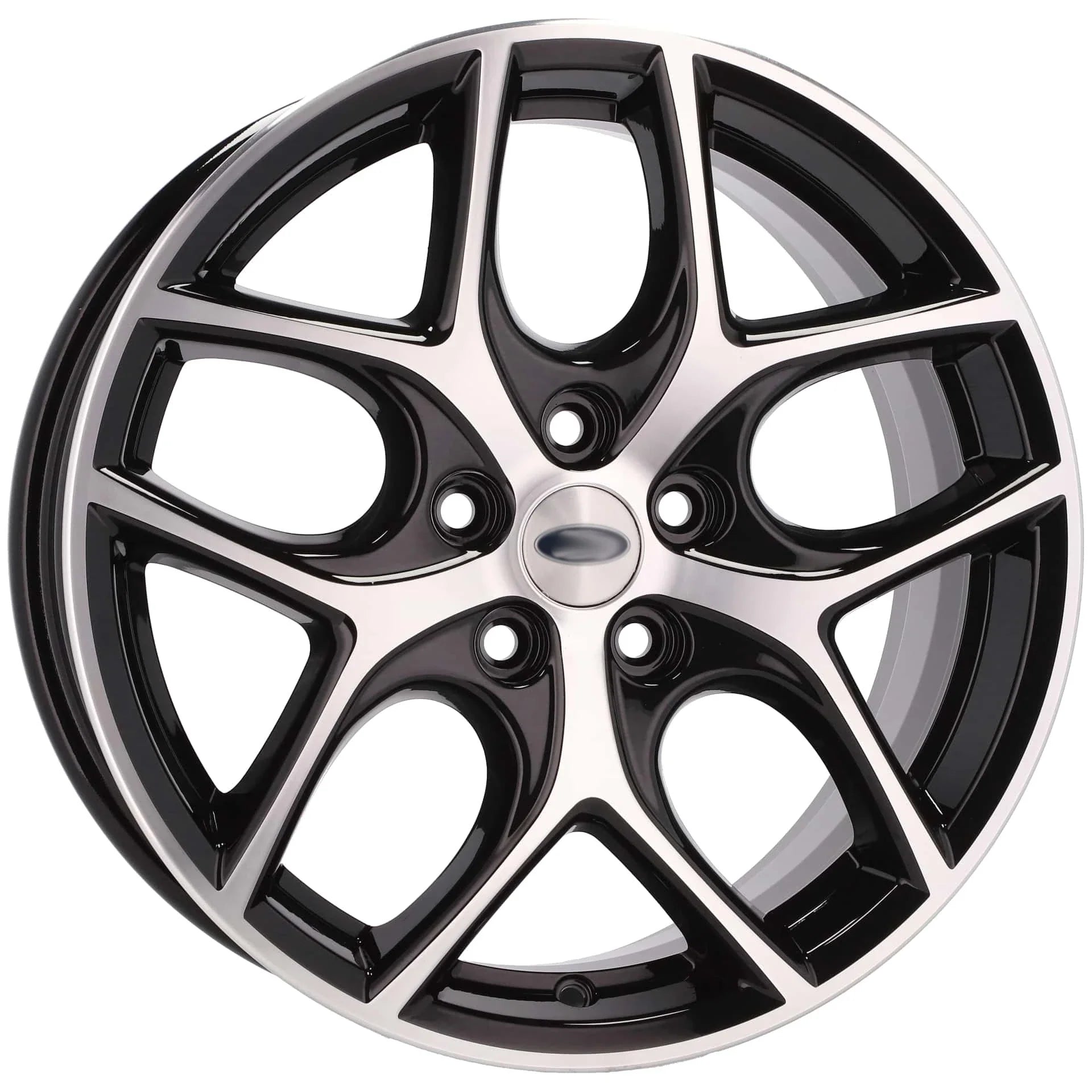 Alu kola pro Ford Y0058 7x17 5x108 ET50 63.4 Black Polished | Wheelsup.cz