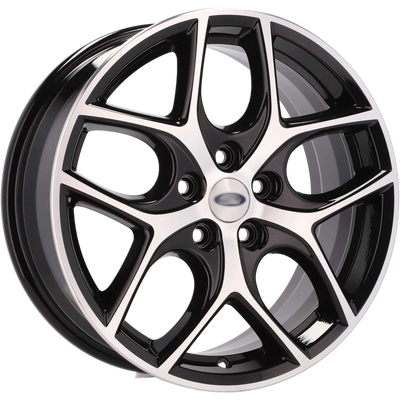 Alu kola pro Ford Y0058 7x17 5x108 ET50 63.4 Black Polished | Wheelsup.cz