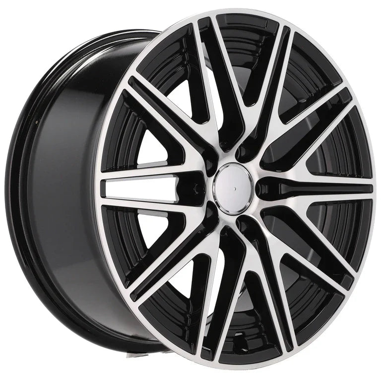 Alu kola pro Mercedes Y0102 7.5x19 5x112 ET40 66.6 Black Polished | Wheelsup.cz