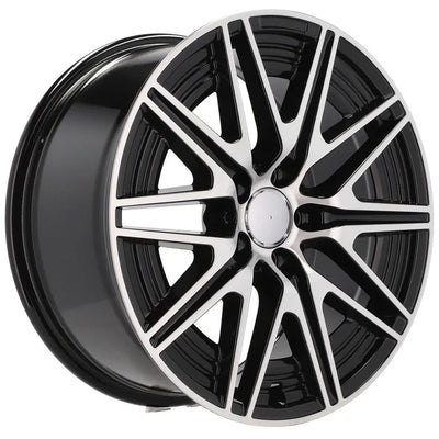 Alu kola pro Mercedes Y0102 7.5x18 5x112 ET40 66.6 Black Polished | Wheelsup.cz