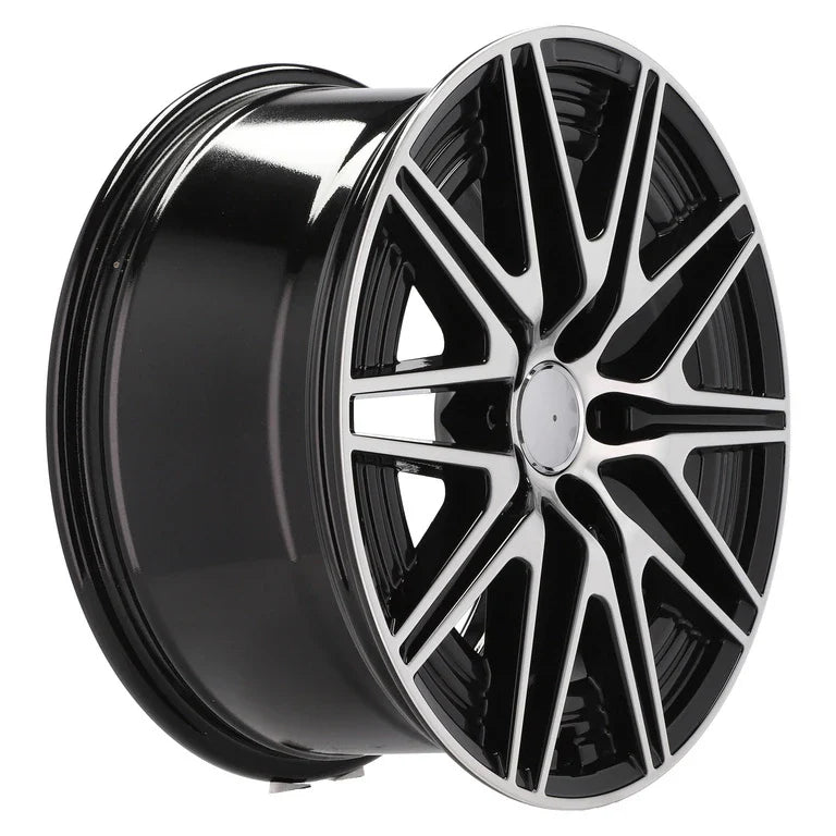 Alu kola pro Mercedes Y0102 8.5x18 5x112 ET52 66.6 Black Polished | Wheelsup.cz
