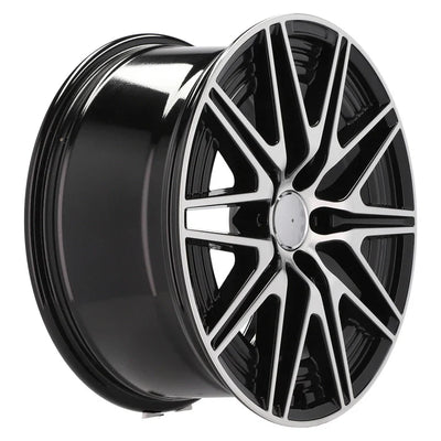 Alu kola pro Mercedes Y0102 7.5x18 5x112 ET40 66.6 Black Polished | Wheelsup.cz