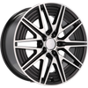 Alu kola pro Mercedes Y0102 7.5x18 5x112 ET40 66.6 Black Polished