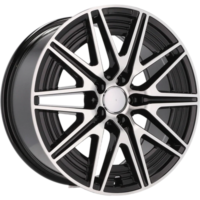 Alu kola pro Mercedes Y0102 7.5x18 5x112 ET40 66.6 Black Polished | Wheelsup.cz
