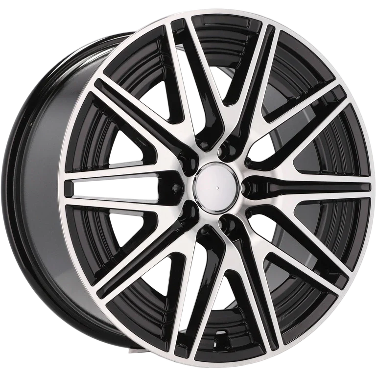 Alu kola pro Mercedes Y0102 8.5x19 5x112 ET52 66.6 Black Polished | Wheelsup.cz