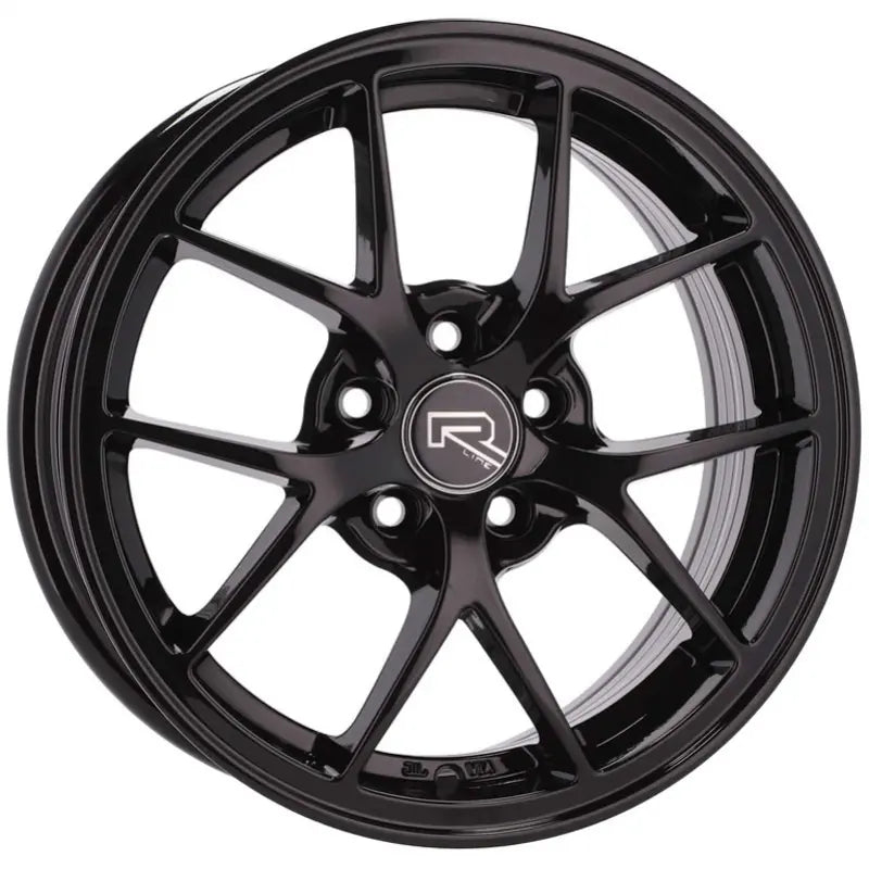 Alu kola Racing Line Y0134 7x16 5x110 ET41 65.1 Black Half Matt