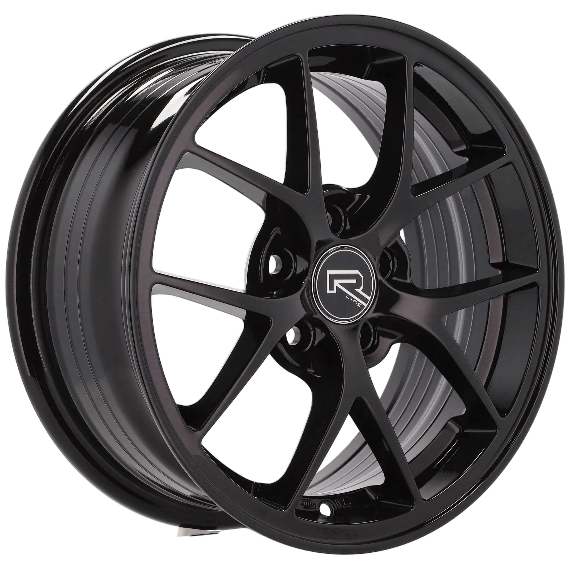 Alu kola Racing Line Y0134 7x16 5x110 ET41 65.1 Black Half Matt | Wheelsup.cz